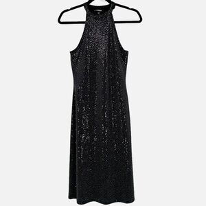 Express Sequin Halter Neck Dress Size XS